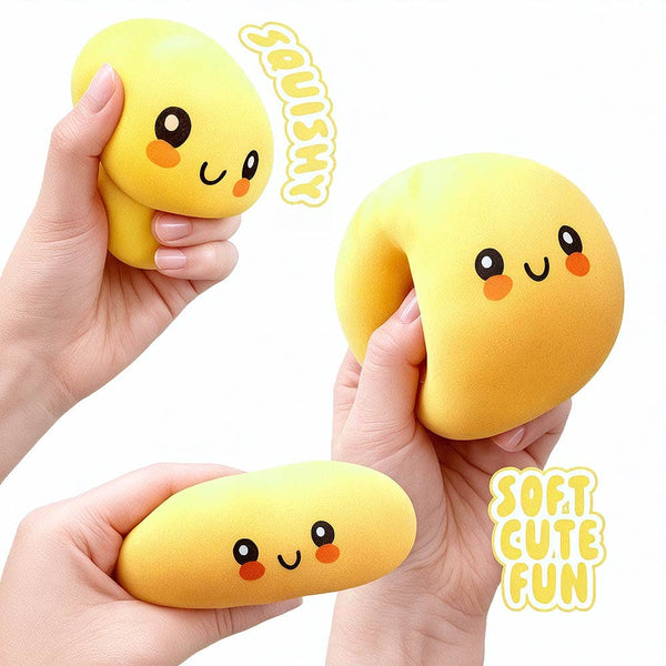 Rainbow Squishy Bun Mystery Dumpling Stress Relief Squeeze Toy