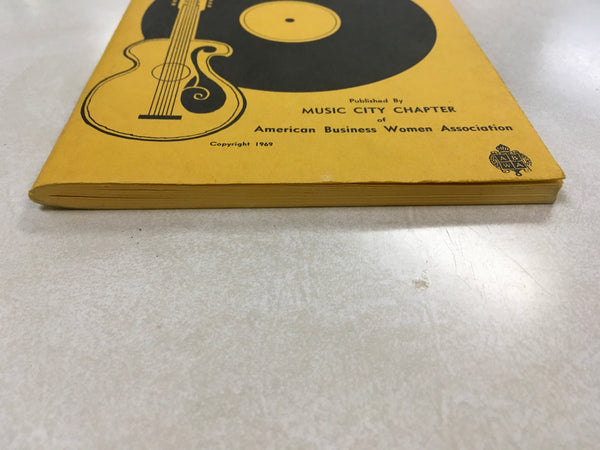 Music City Recipes 1969 Vintage