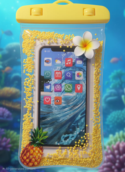 Floating Glitter Waterproof Phone Pouch