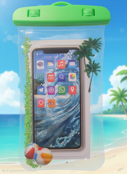 Floating Glitter Waterproof Phone Pouch