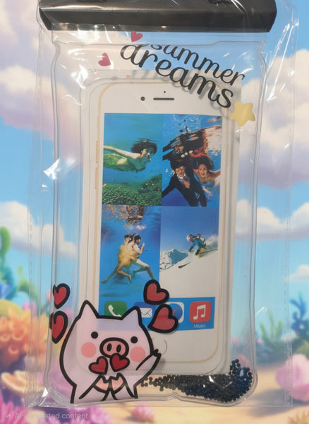 Floating Glitter Waterproof Phone Pouch