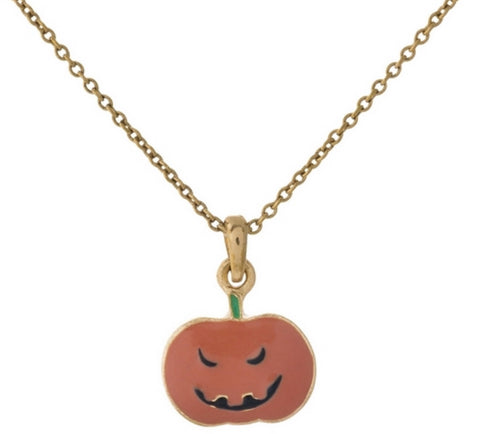Halloween Pumpkin necklace