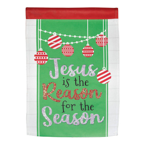 JESUS IS THE REASON garden flag
