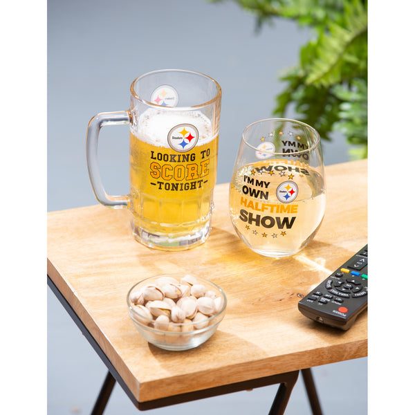 Pittsburgh Steelers Wine & Beer Gift Set