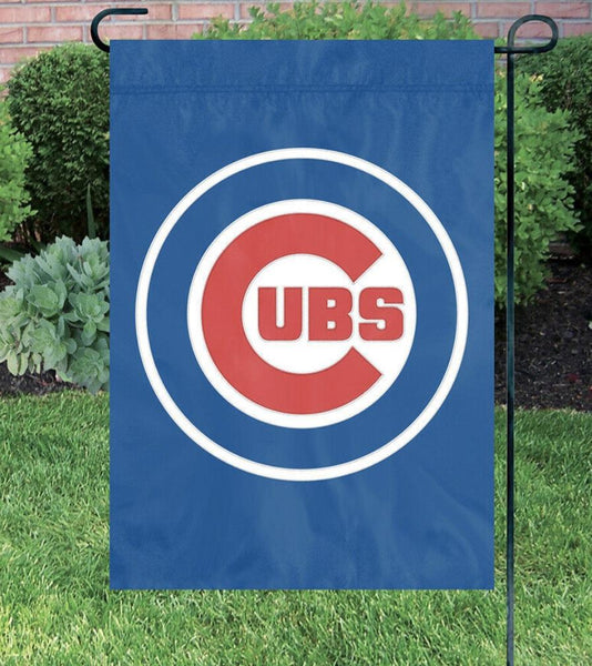 Chicago Cubs Appliqué garden flag