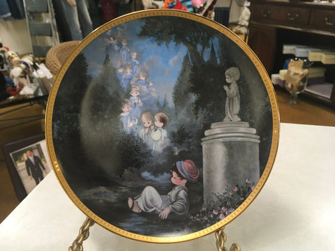Precious Moments Jacobs Dream Old Testament Series Plate 1994
