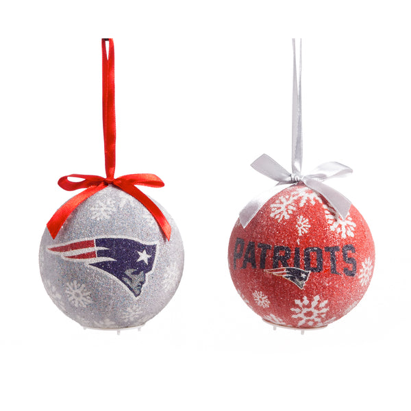 New England Patriots LED Ornament Set of 6