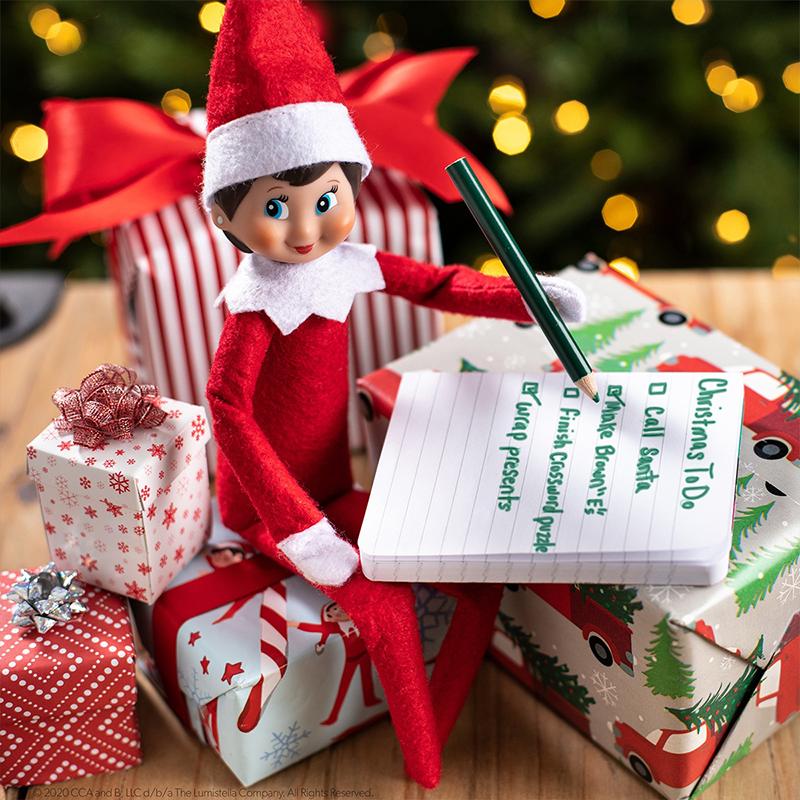 The Elf on the Shelf: A Christmas Tradition (Blue-eyed Girl Scout Elf) –  Myriads Gifts