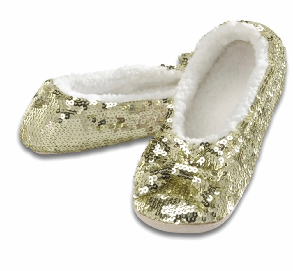 Classic Gold women’s Snoozie house shoes