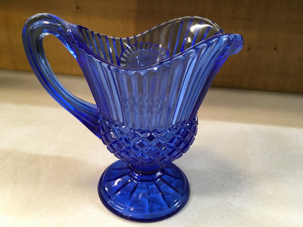 Avon Mount Vernon Cobalt Blue Creamer Pitcher