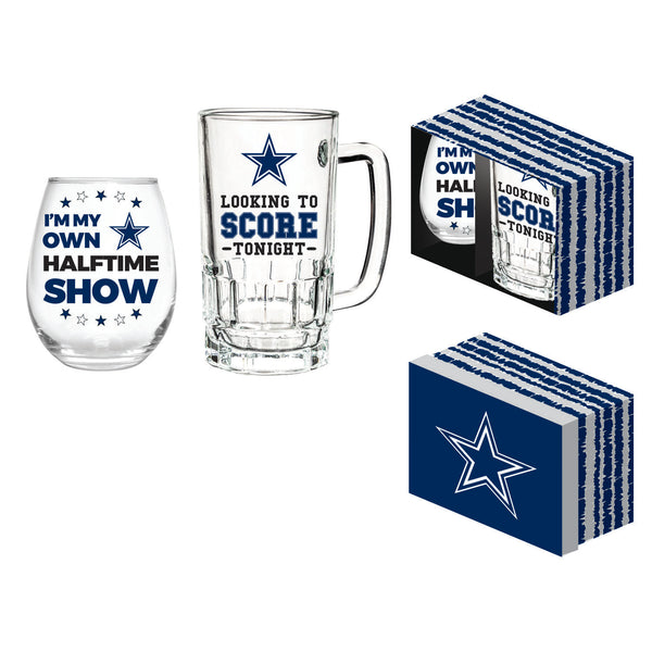 Dallas Cowboys Wine & Beer Gift Set