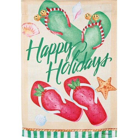 Flip Flop Holiday garden flag