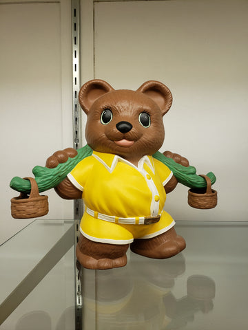 Ceramic bear with branch (estate)