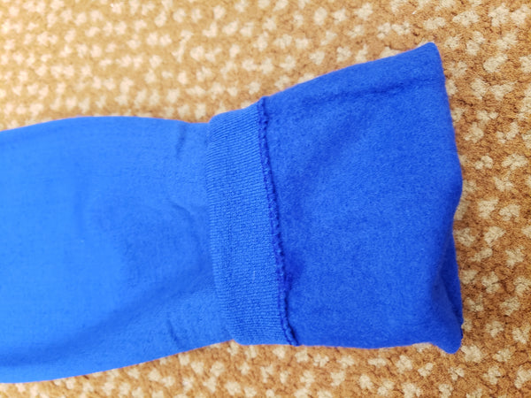 Royal blue fleece leggings Plus