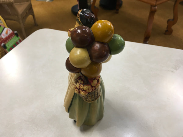Vintage Biddy Penny Farthing Balloon lady figurine