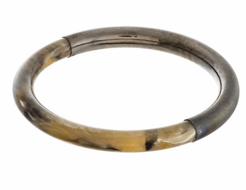 Hematite grey marble bracelet