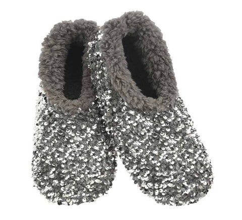Silver Glam snoozie house shoe