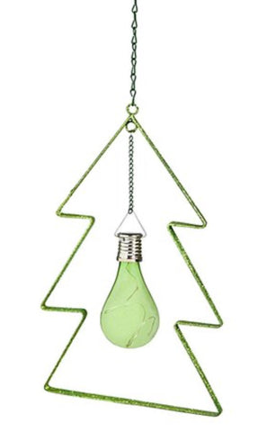 Christmas tree and LED solar Bulb Hanging Pendant Light