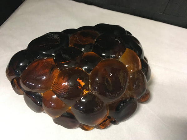 Smoke brown grape design cigar ashtray