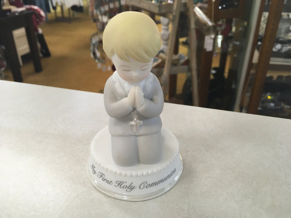 My first Holy Communion boy figure Gifts of Faith by Russ preowned