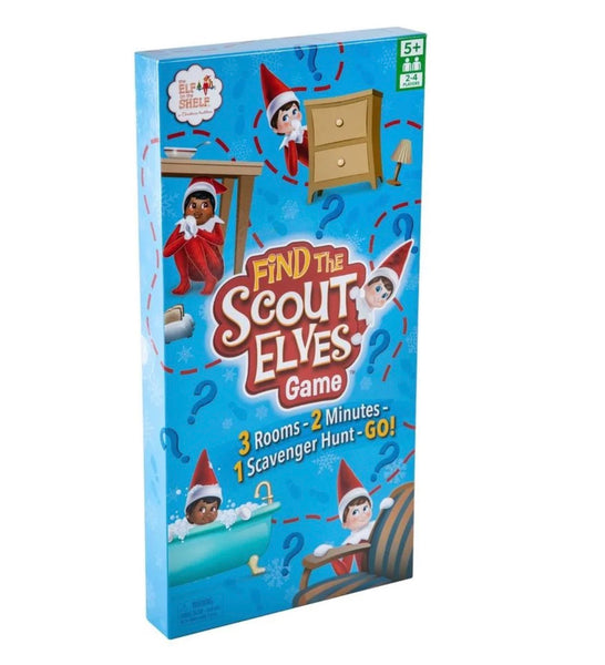 FIND THE SCOUT ELVES GAME elf on the Shelf