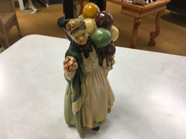Vintage Biddy Penny Farthing Balloon lady figurine
