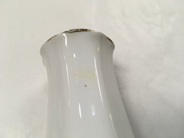 White ceramic porcelain powder sugar shaker Vintage