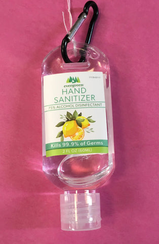 Lemon Hand Sanitizer Keychain