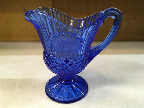 Avon Mount Vernon Cobalt Blue Creamer Pitcher