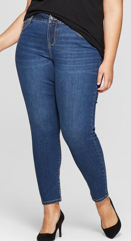 Dark denim stretch jean PLUS