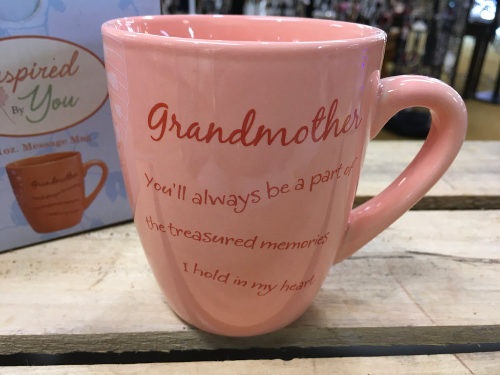 Grandmother message mug coffee cup by Russ