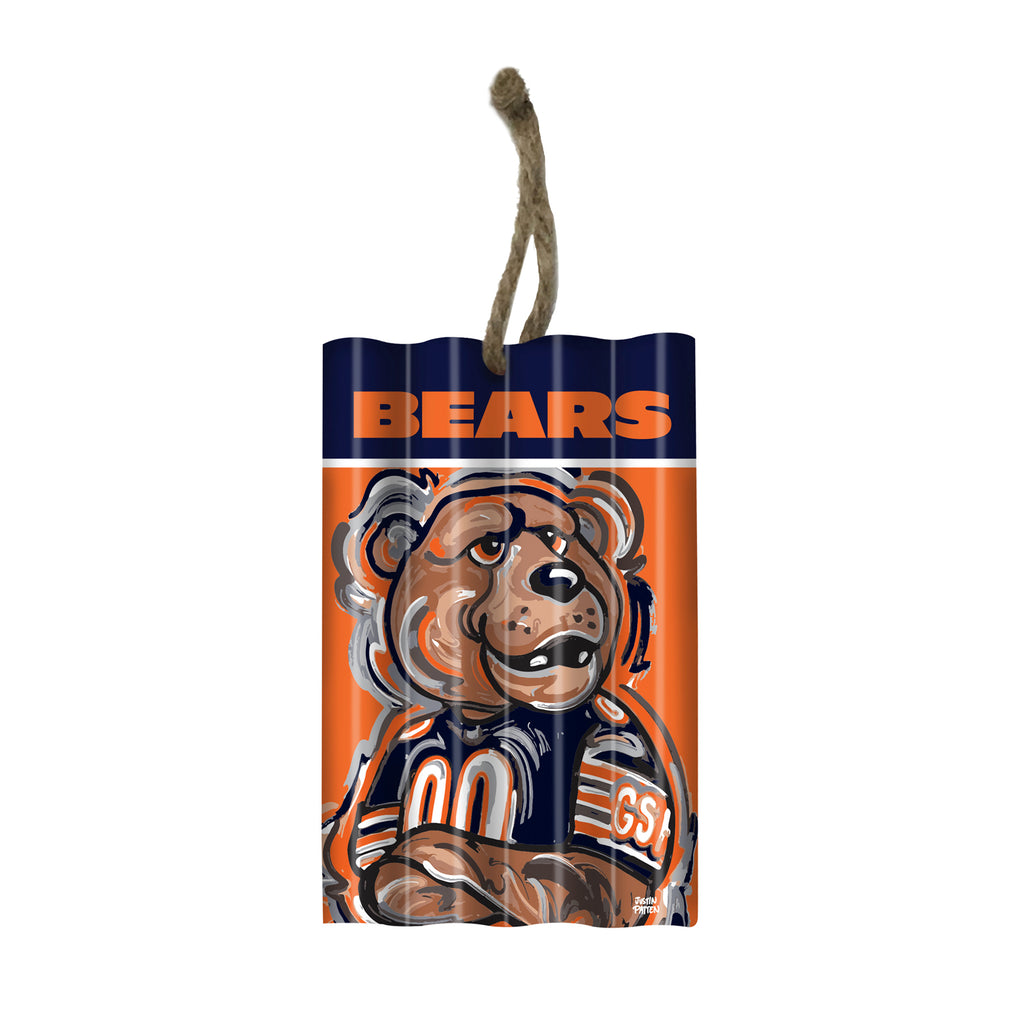 Chicago Bears Corrugate Ornament