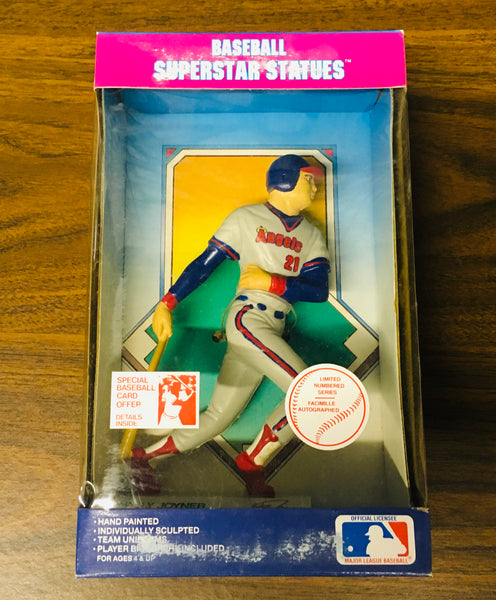 Baseball Superstar Starters statue Wally Joyner 1988 Angels
