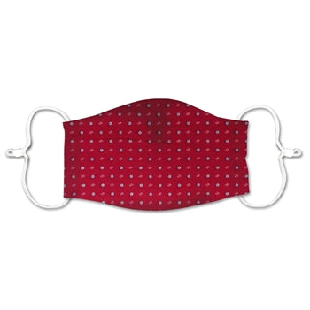 Red polka dot Adult Cotton Face Mask