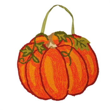 Pumpkin Hooked Door Décor
