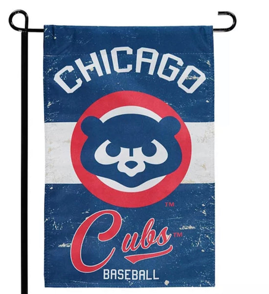 Chicago Cubs vintage garden flag