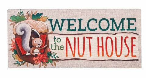 Welcome to the Nut House Sassafras Switch Mat