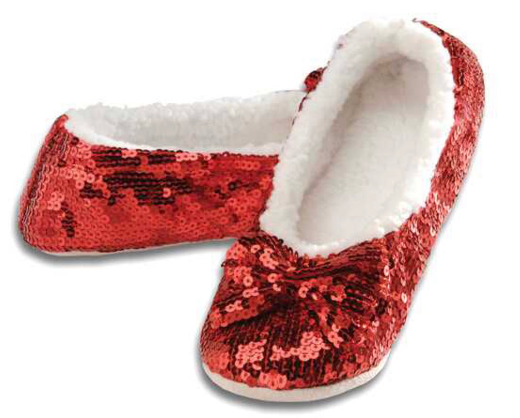 Classic red Women’s Snoozie house shoes