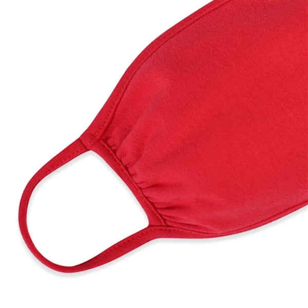 Red Adults T-Shirt Cloth Face Mask with Filter Insert