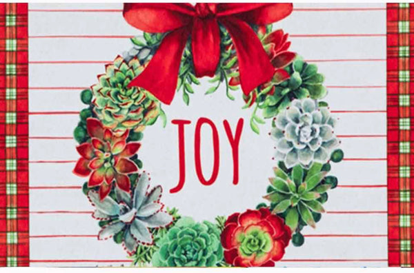 Holiday Succulents Sassafras Switch Mat