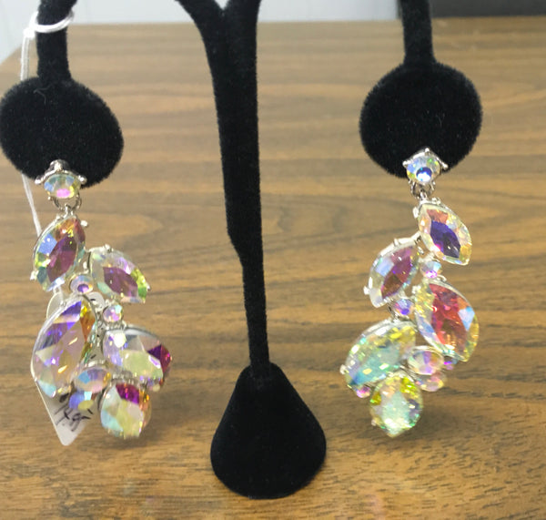 AB crystal earring