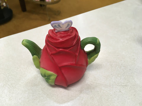 Vintage Avon ‘95 Harvest Rose collectible teapot mini