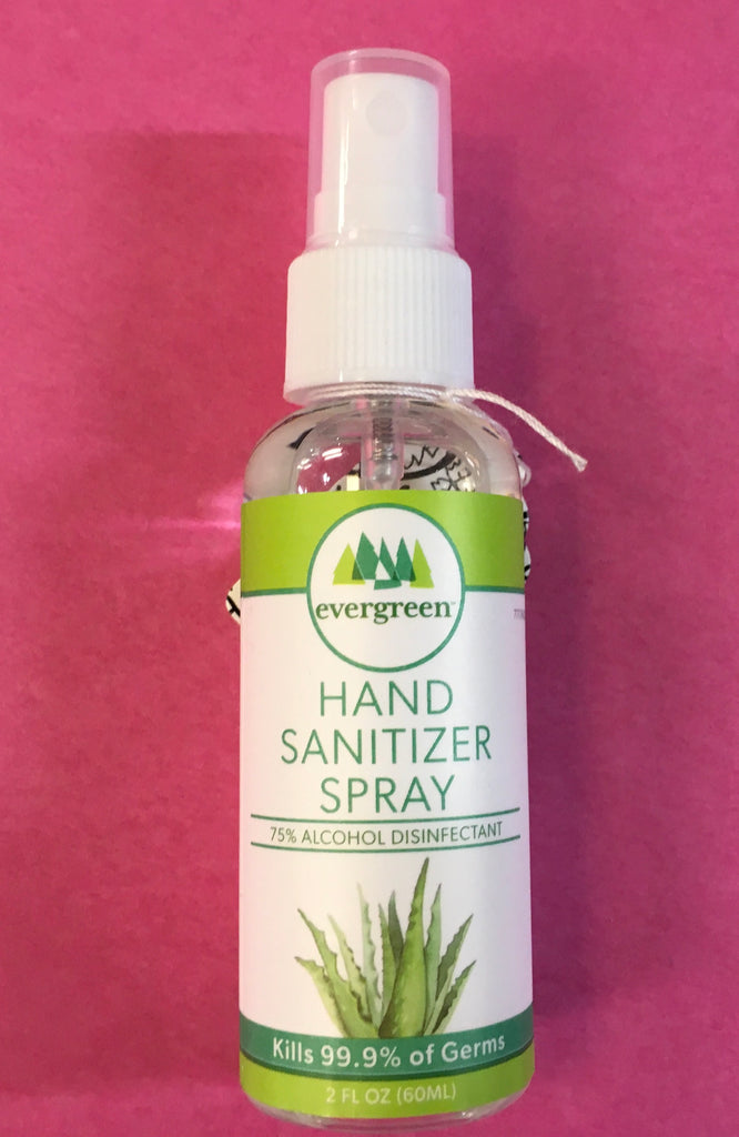Aloe Vera scent Hand Sanitizer Spray 2 fl oz.