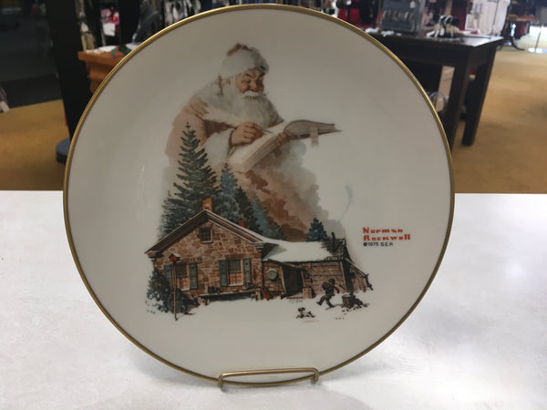 Norman Rockwell Annual collectors plate Good Deeds preowned 1975