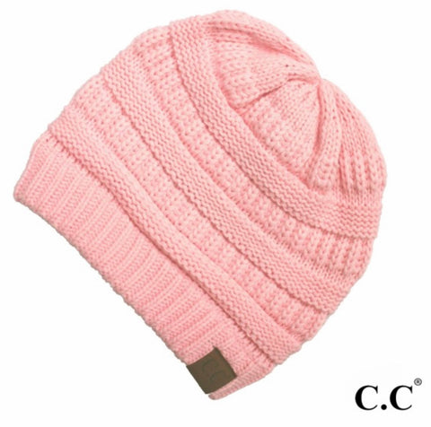Pale pink CC beanie original