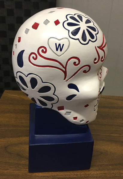 Chicago Cubs Sugar Skull Statue