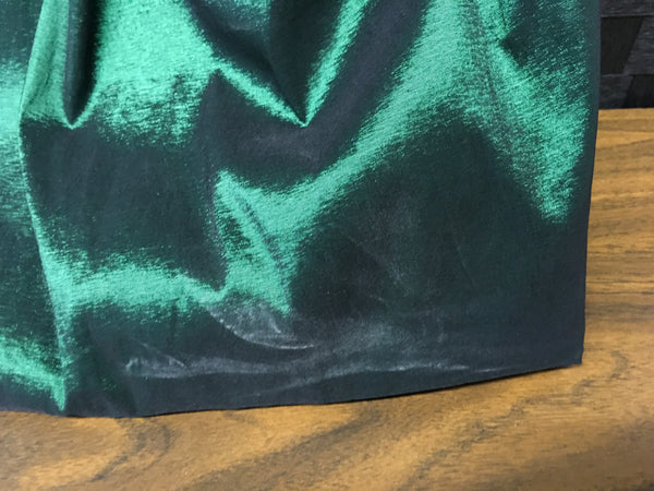 Sequin lace emerald sleeveless Formal Dress Size 6 pre owned