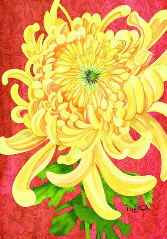 Chrysanthemum Garden Flag