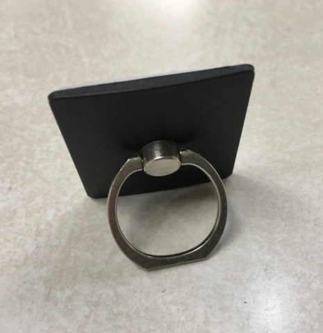 Black kick stand finger ring