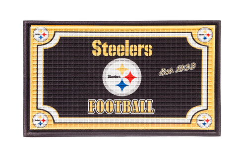 Pittsburg Steelers Embossed Door Mat